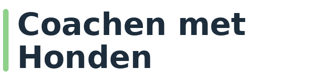 Naam Coachen met Honden