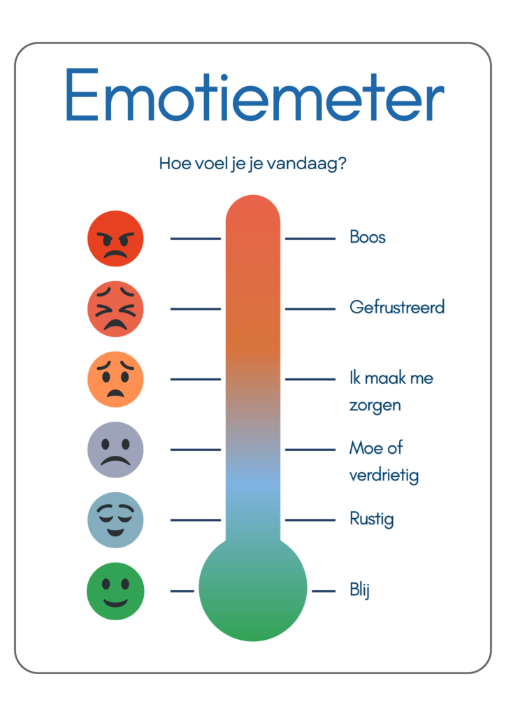 Emotiemeter communiceren met kinderen